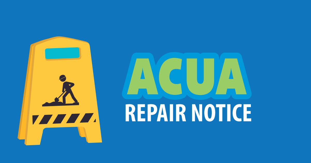 ACUA Working on Permanent Repair to Ventnor Force Main Leak