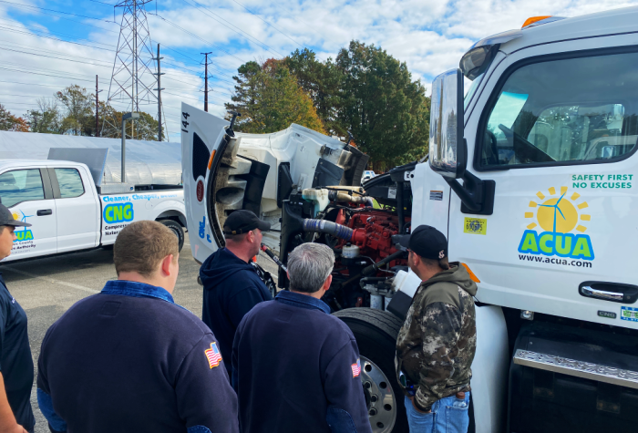First Responders Learn Compressed Natural Gas (CNG) Vehicle Safety