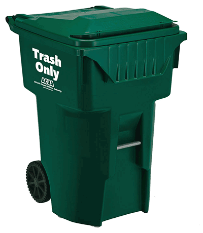 ACUA - 96-Gallon Trash Cart
