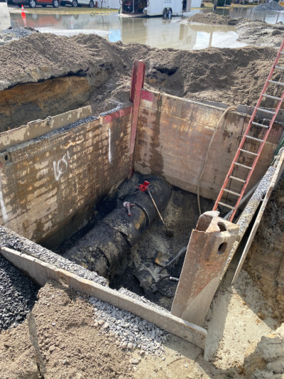 Wellington Ave Repair 2.23.21 excavation