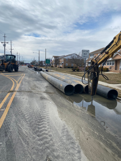 Wellington Ave. Sewer Repair 2.23.21 piping Wellington Ave. Sewer Repair 2.23.21 piping